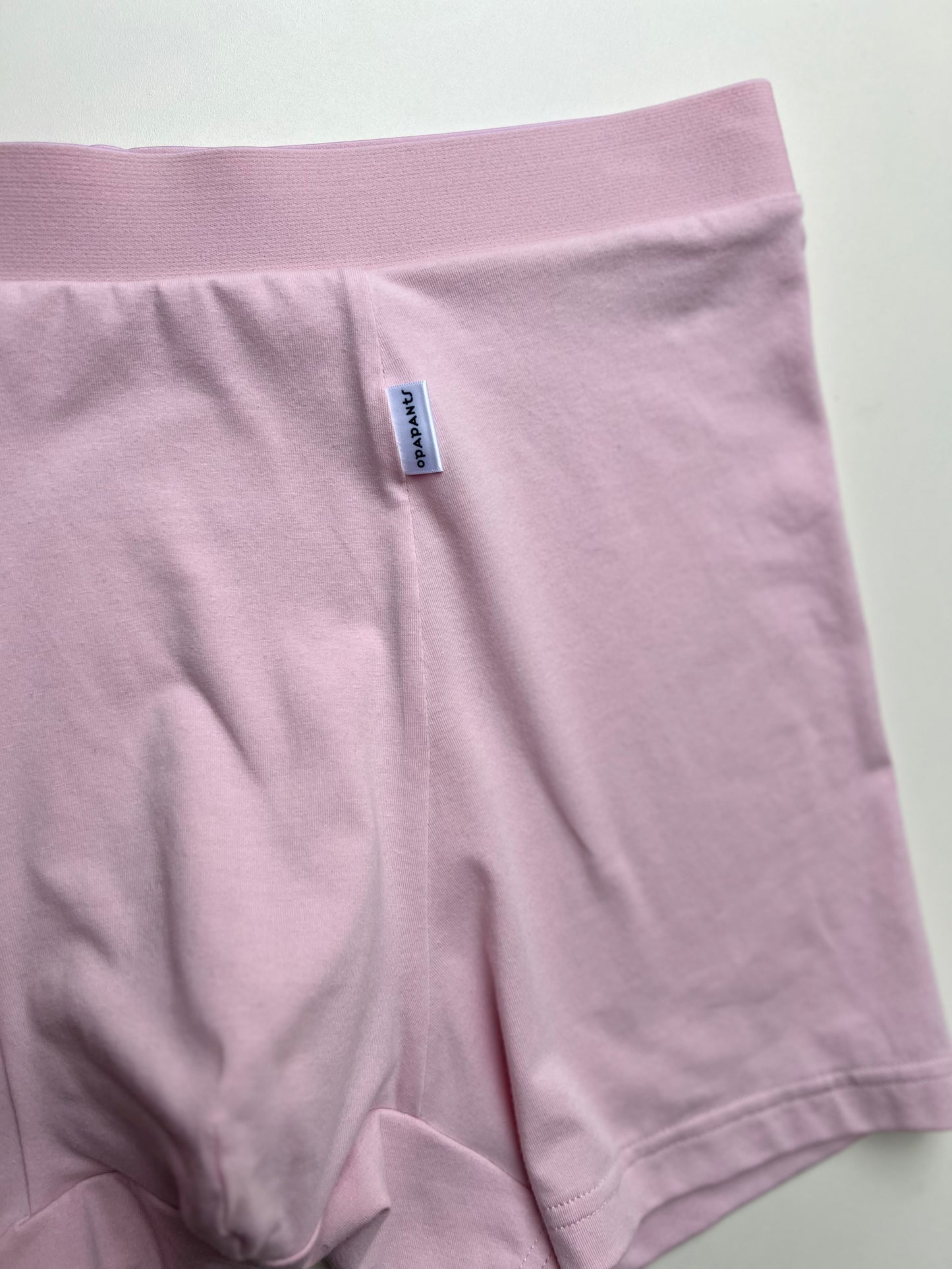 NEW model Men’s Seamless Organic Cotton Boxer – Light Pink