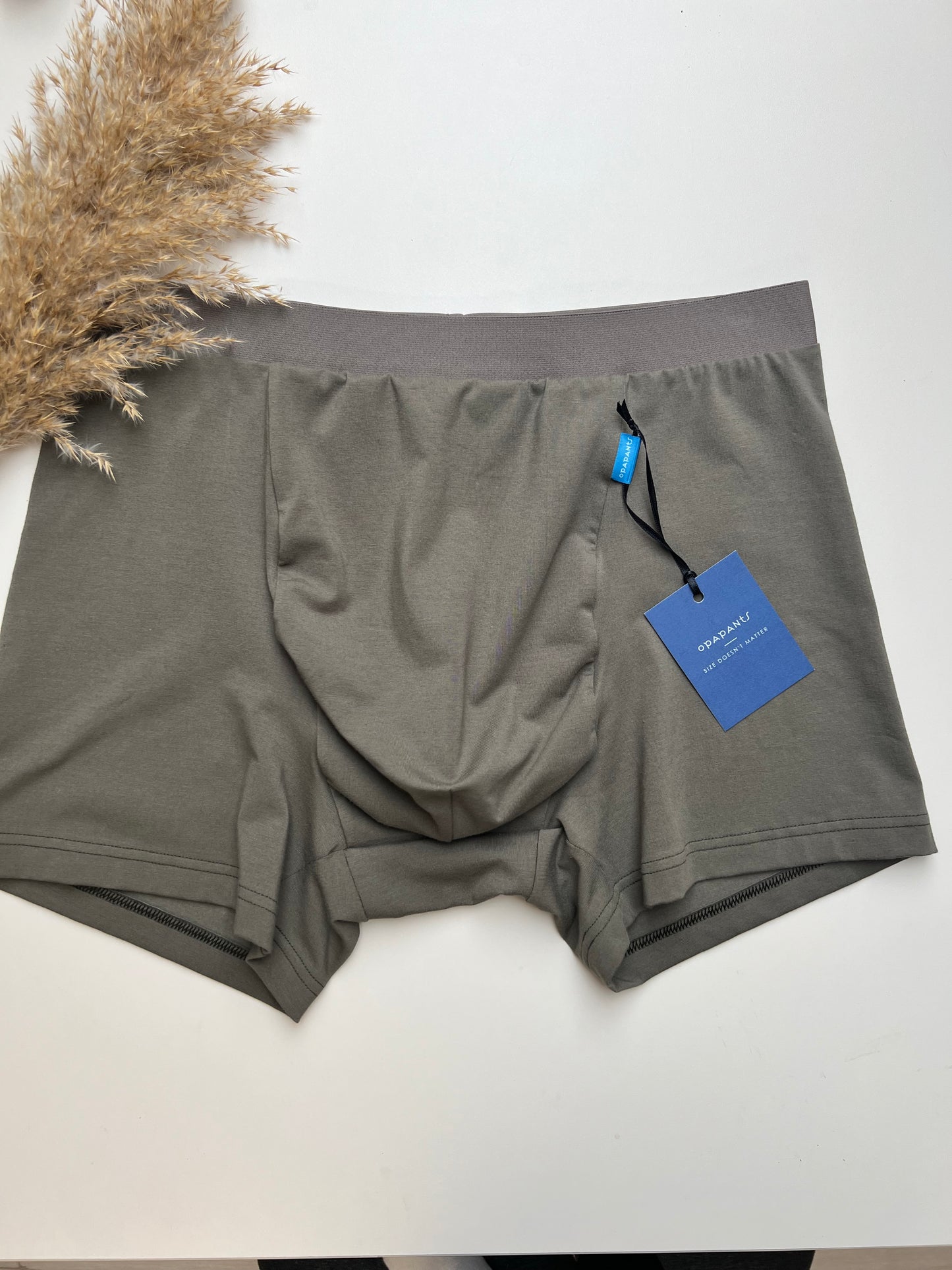 Men’s Organic Cotton Boxer – Khaki I 2 options