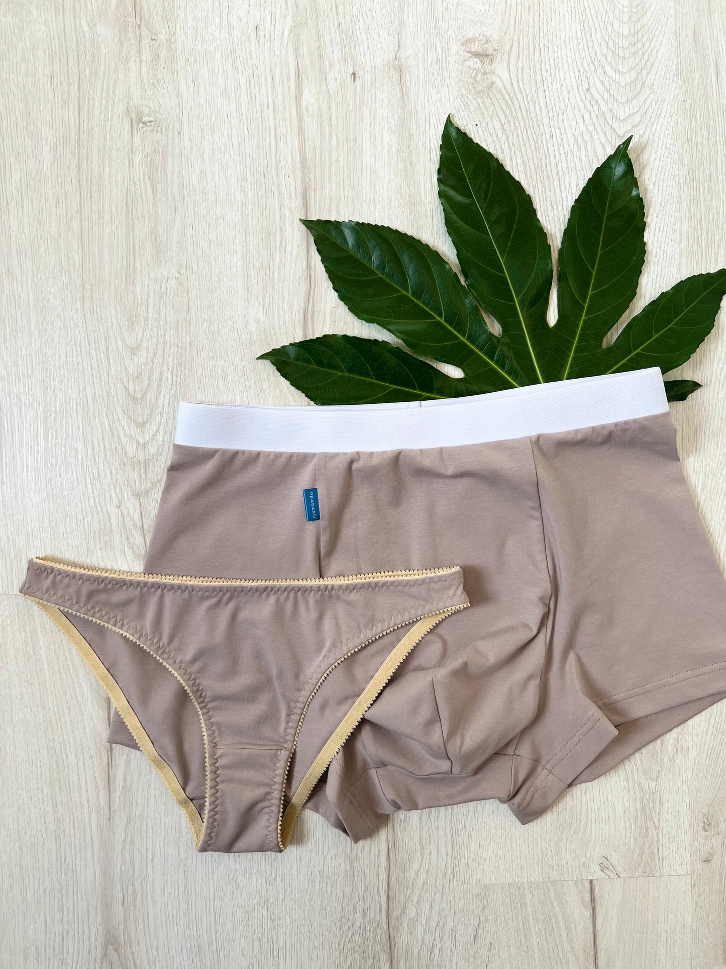 Women’s cotton low-waist panties – nude