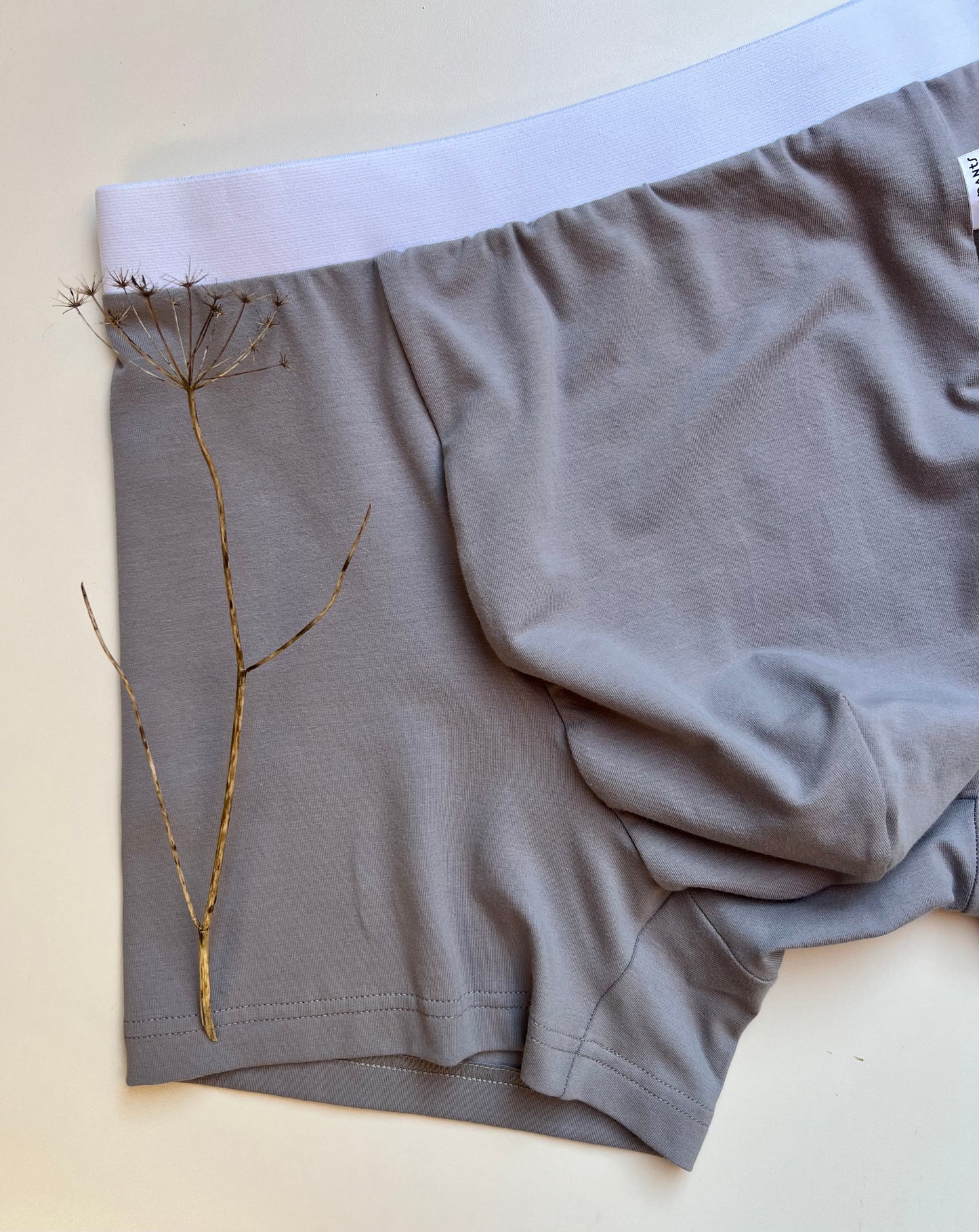 Men’s Organic Cotton Boxer – Gray I 2 options