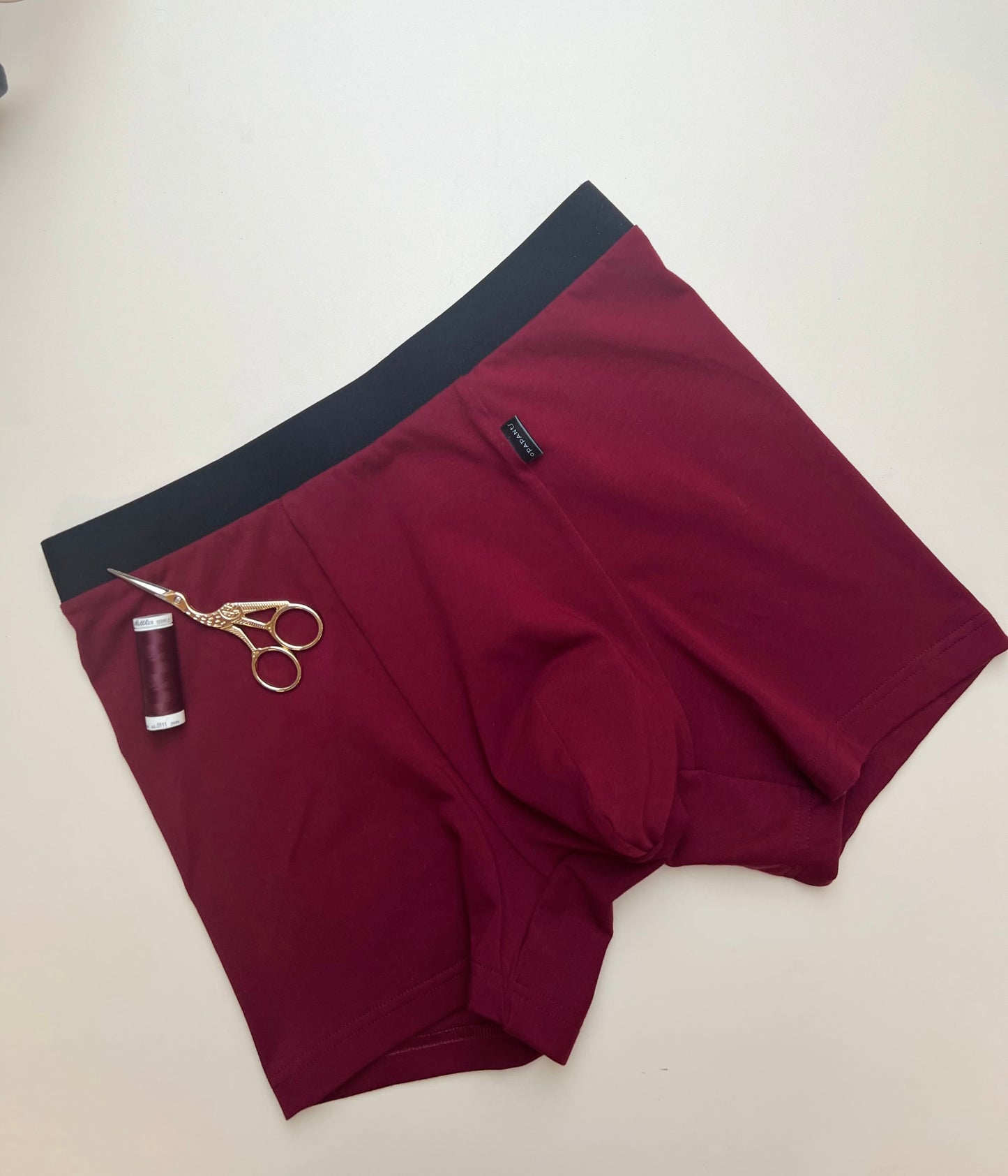 NEW model Men’s Seamless Organic Cotton Boxer – Burgundy I 2 options