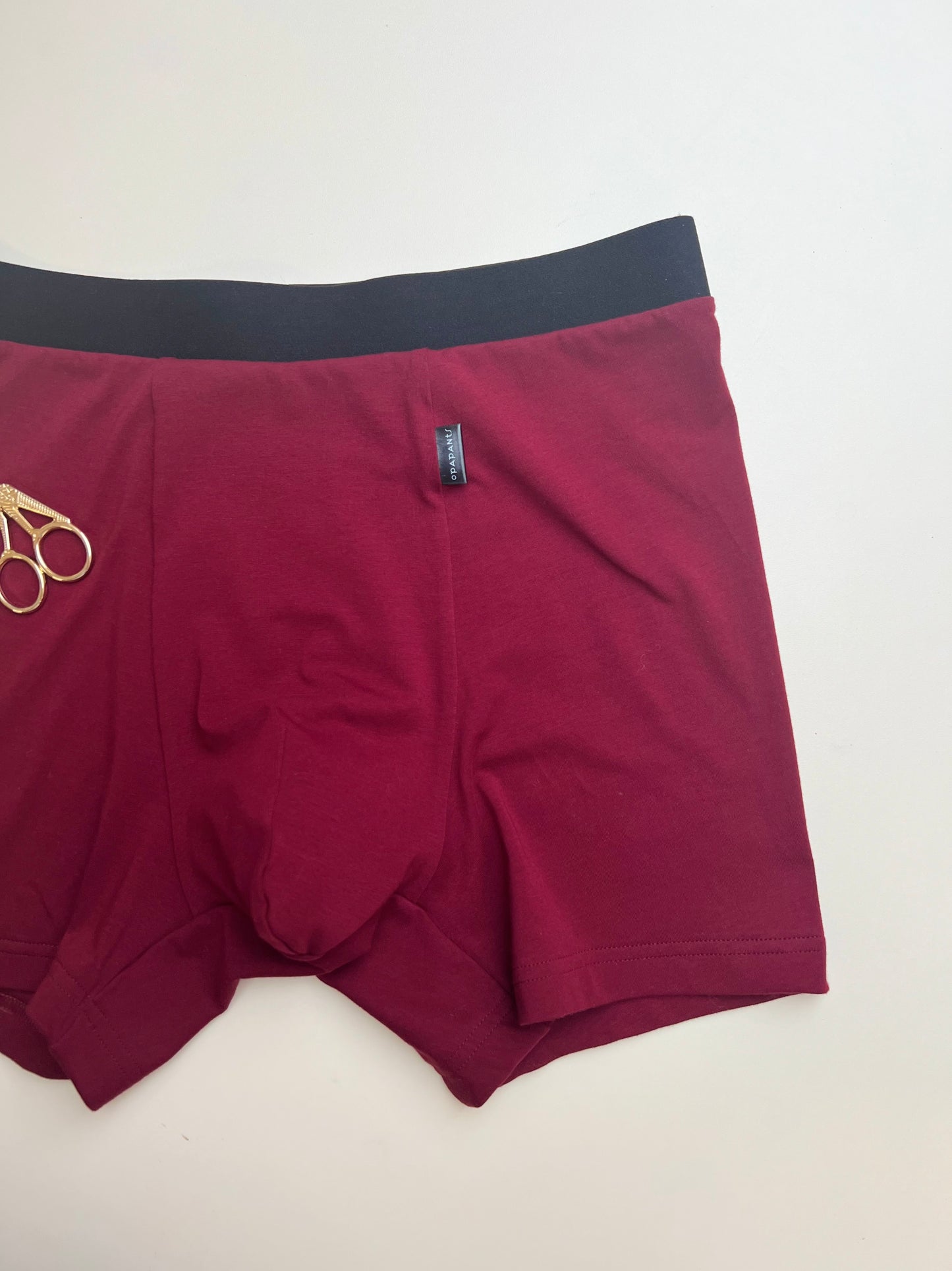 NEW model Men’s Seamless Organic Cotton Boxer – Burgundy I 2 options