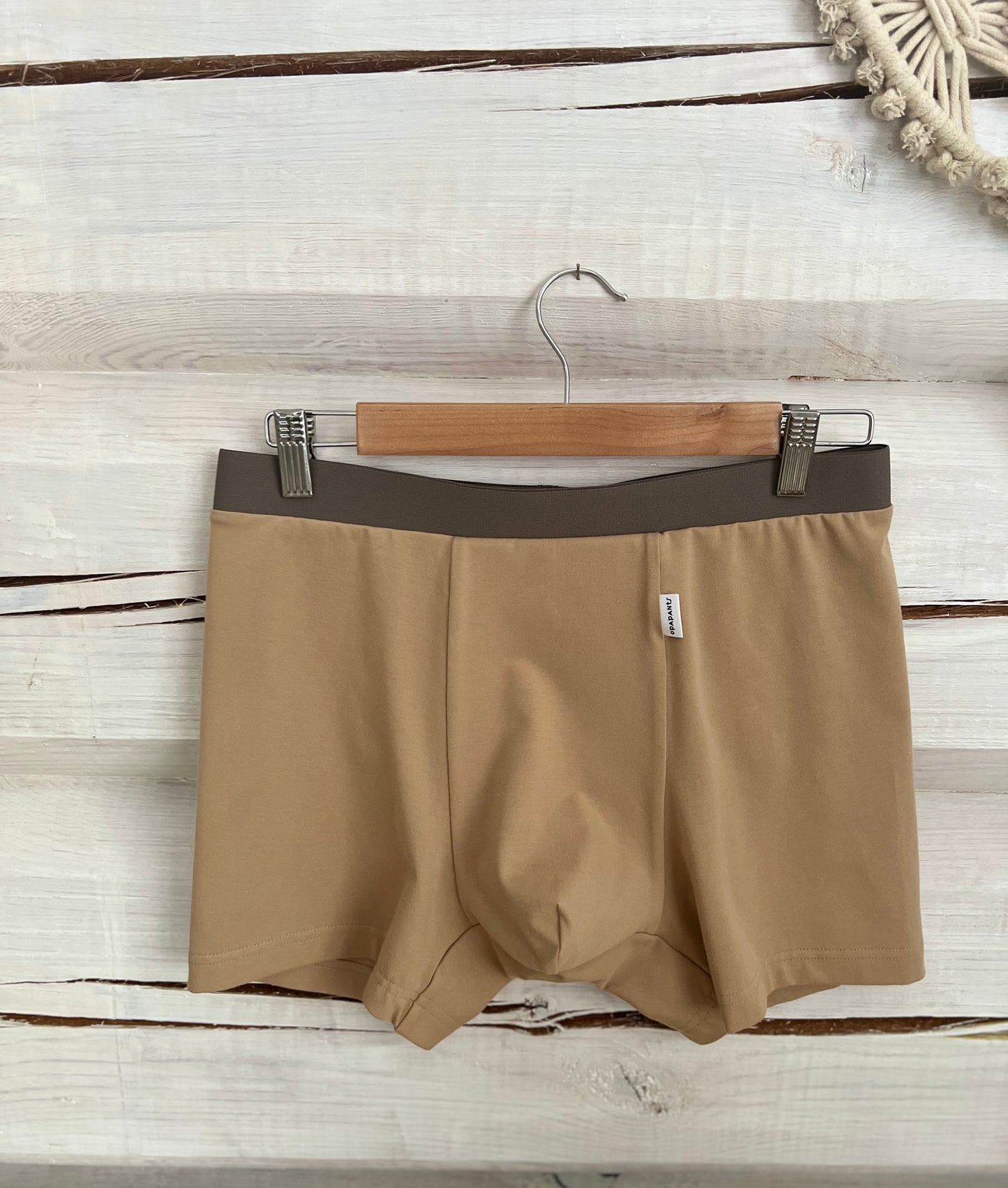 Men’s Cotton Boxer – Sand