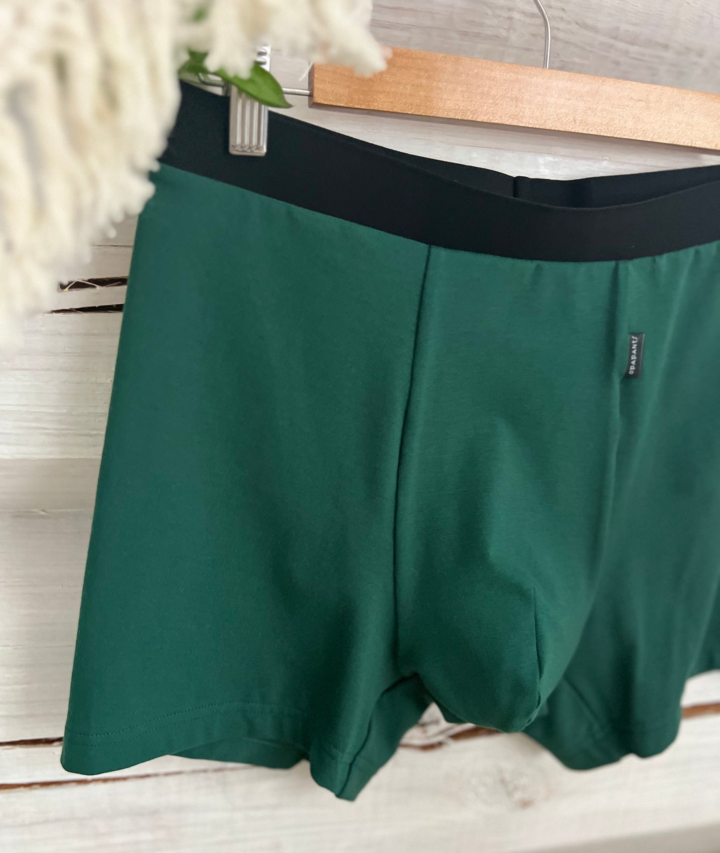 Men’s Cotton Boxer – Green