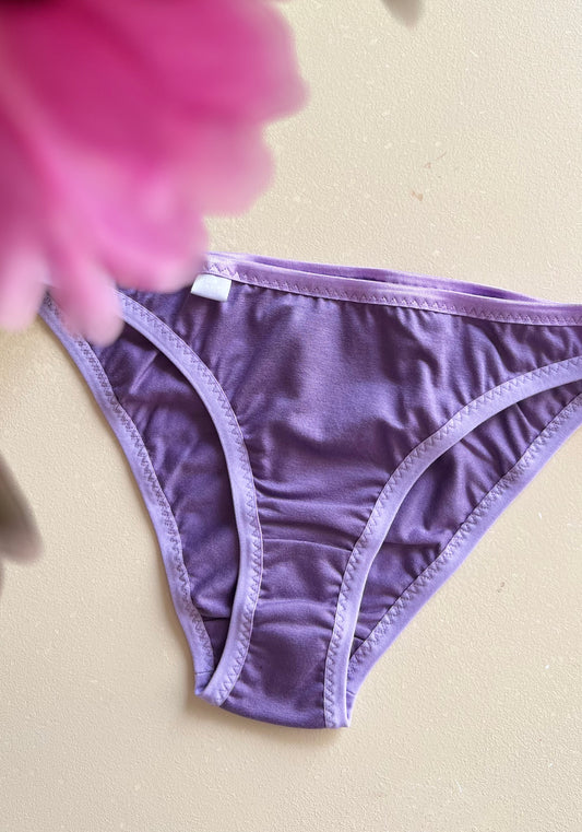 Women’s low-waist panties made of TENCEL™ - lillac